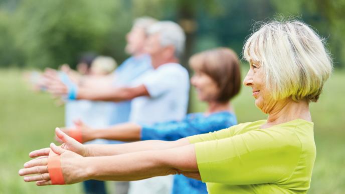 Activité physique à la retraite sport collectif