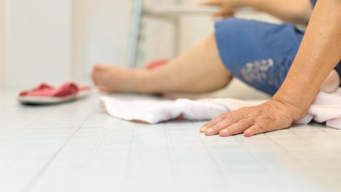 accident de la vie courante dans une salle de bain