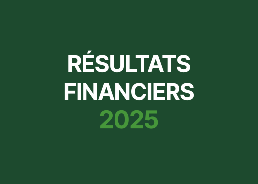 Visuel "Résultats financiers 2025"